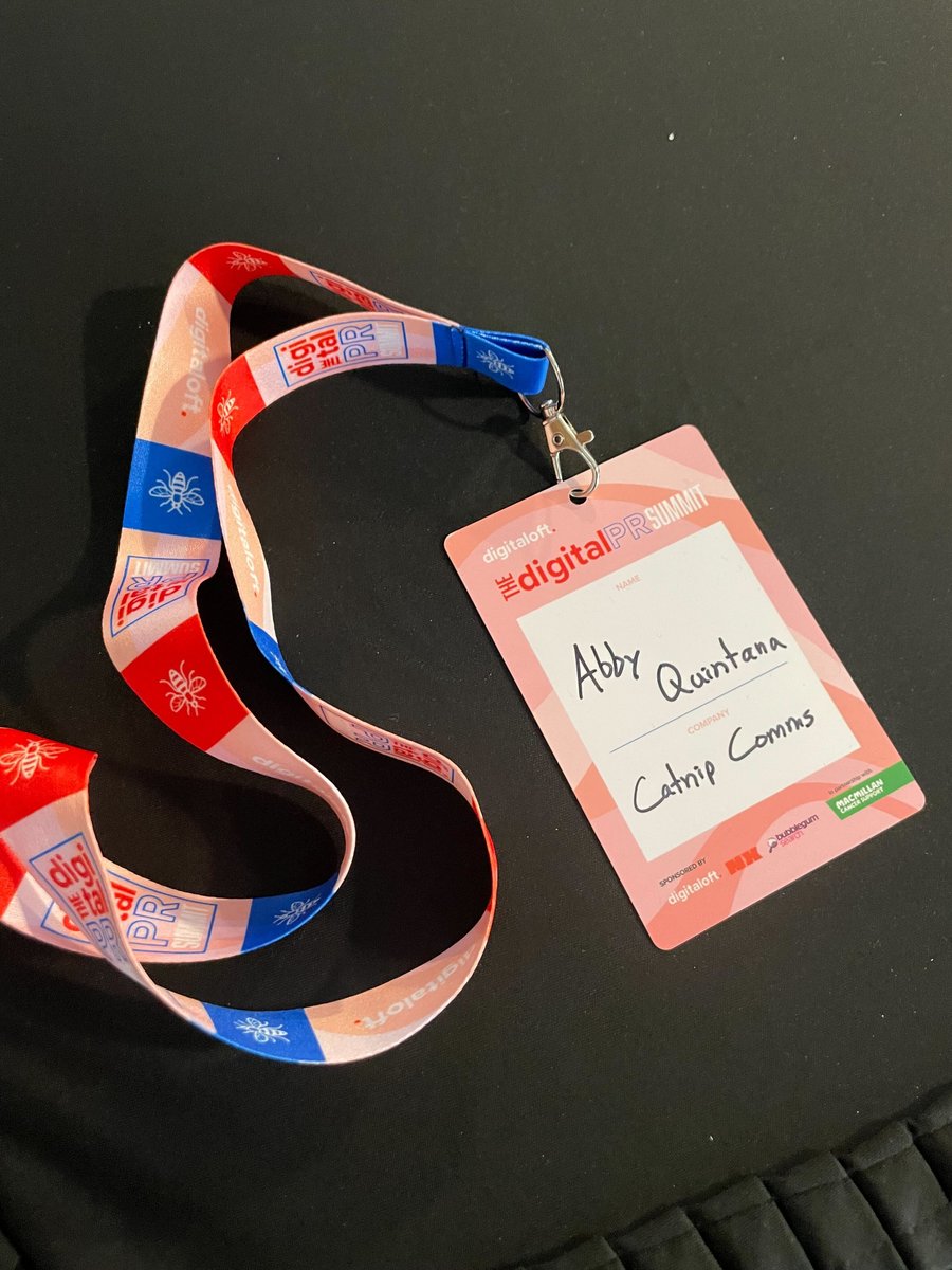 Abby's lanyard for the summit